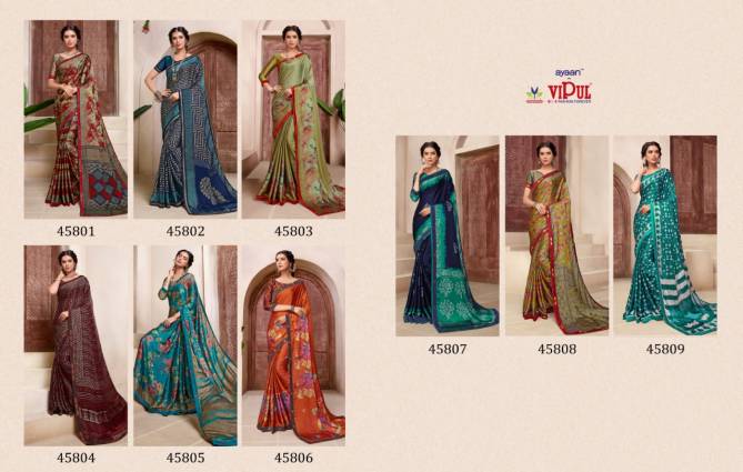 VIPUL SPRING LOVE VOL-2 Latest Fancy Casual Wear Fancy Printed Saree Collection